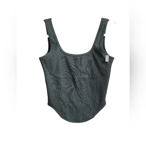 Victoria's Secret Woman Cinched Corset Top